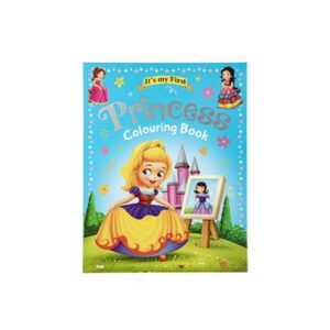 Book colouring first princess