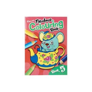 Book colouring fun with fabulous 5