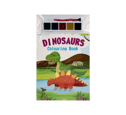 Book colouring dinosaurs