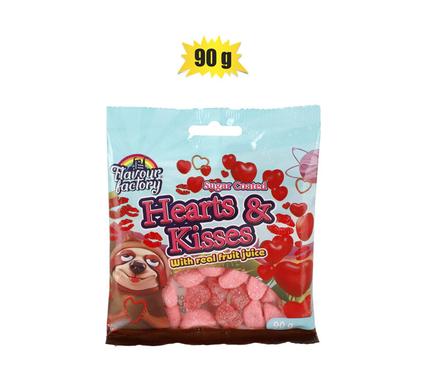 Sweet gummy ff hearts & kisses 90g (th)