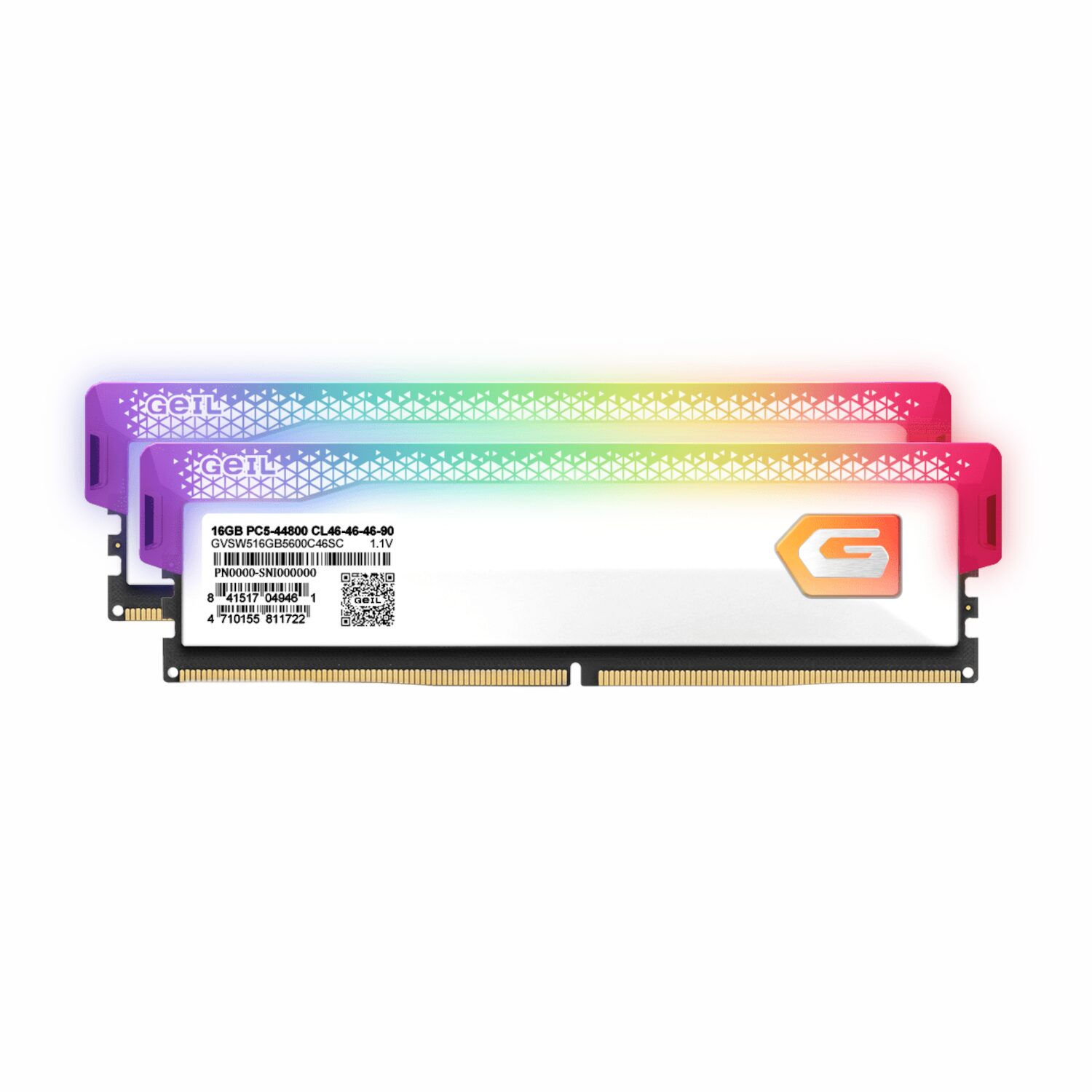 GeIL Orion 32GB Kit(2x16GB) 6000MHz RGB DDR5 RAM - White - Image 3
