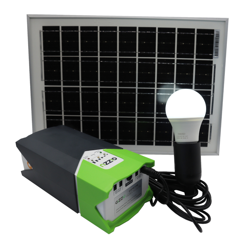 GIZZU 10W Solar Panel Lighting Kit - Image 3
