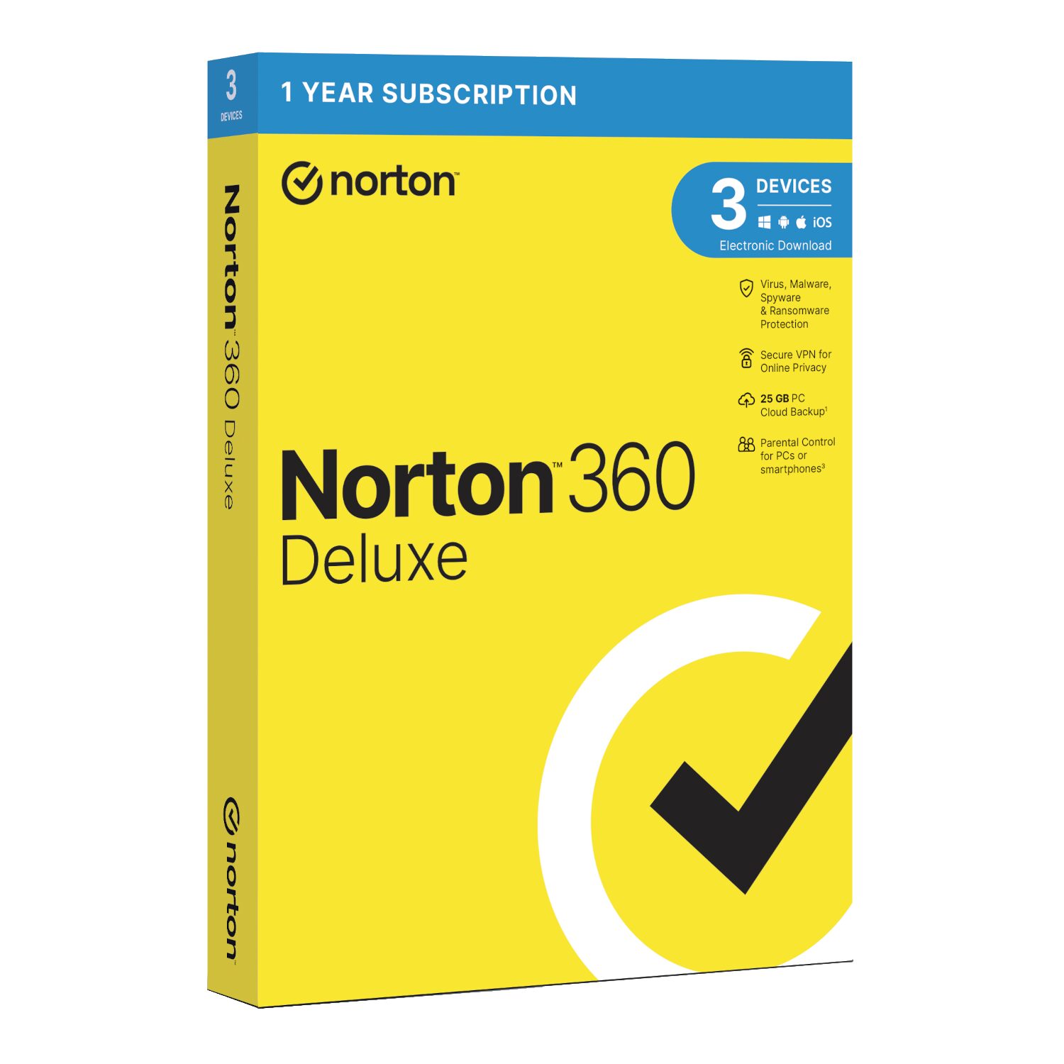 Norton 360 Deluxe 25GB - 3 Devices (Physical Package) - Image 2
