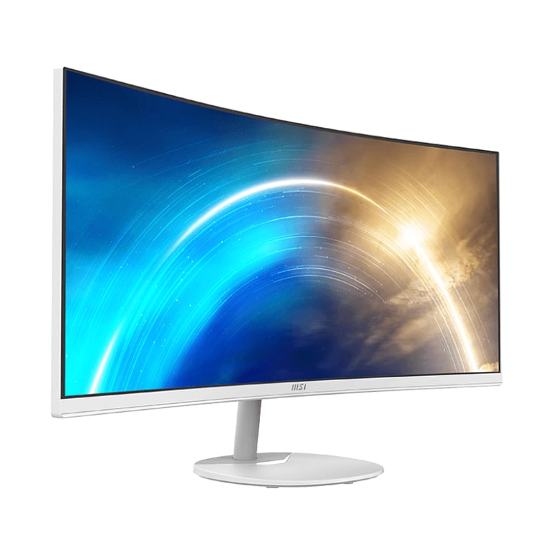 MSI PRO MP341CQ Professional Monitor 3440x1440 (UWQHD) VA 1ms 100Hz HDMI White - Image 2