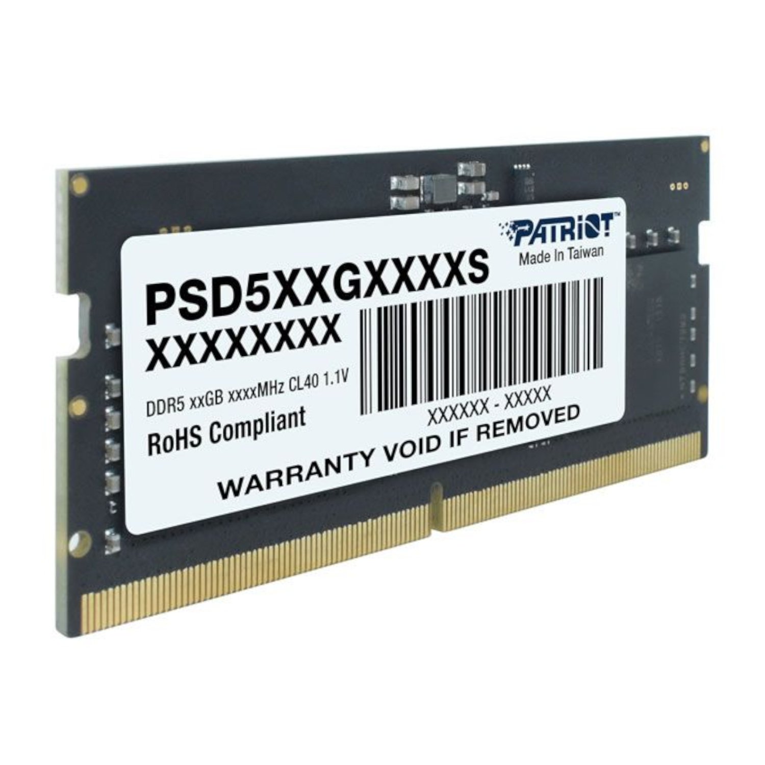 Patriot Signature Line DDR5 16GB 4800MHz Single Rank SODIMM Notebook Memory - Image 4